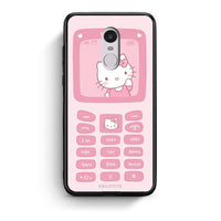 Thumbnail for Xiaomi Redmi 5 Hello Kitten Θήκη Αγίου Βαλεντίνου από τη Smartfits με σχέδιο στο πίσω μέρος και μαύρο περίβλημα | Smartphone case with colorful back and black bezels by Smartfits