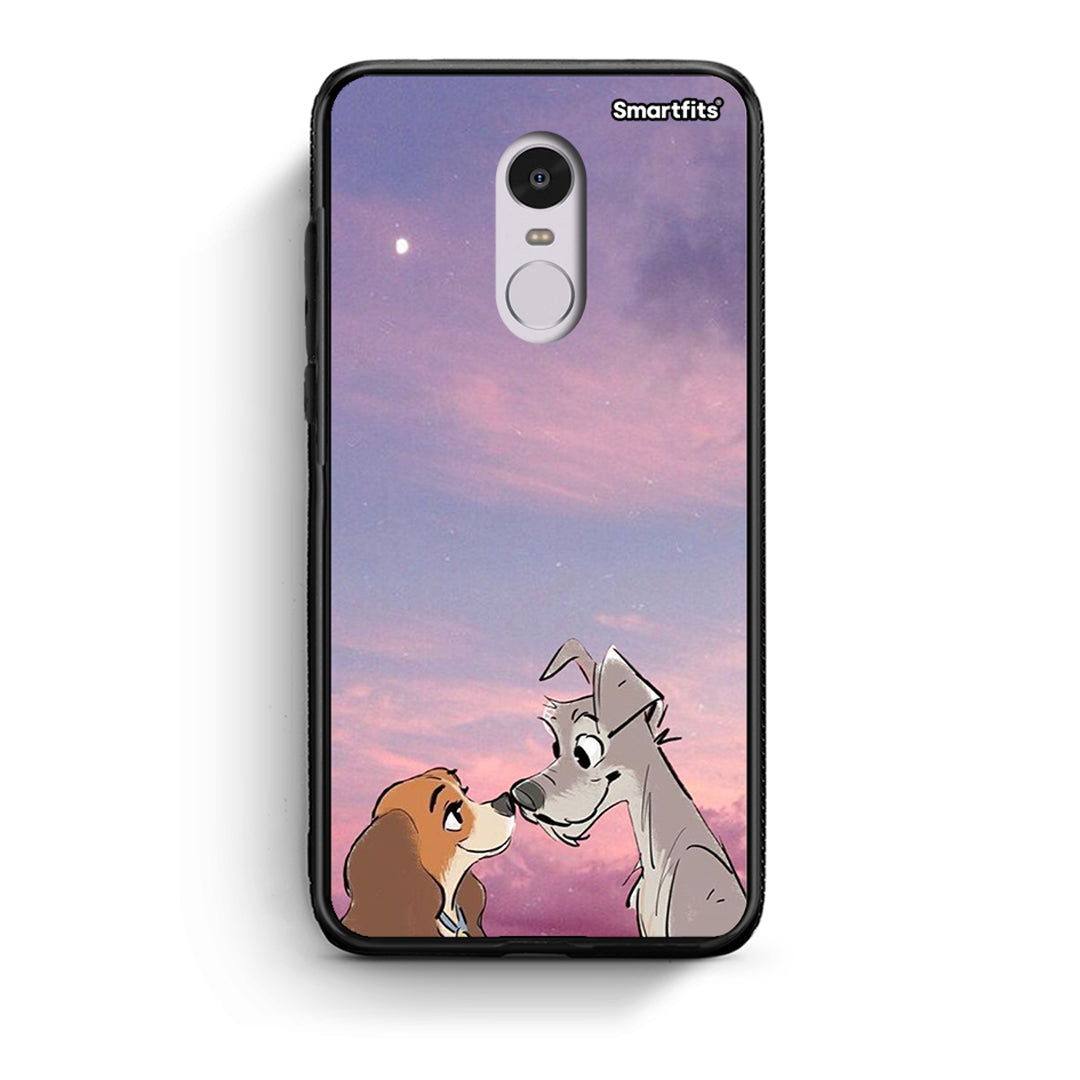 Xiaomi Redmi Note 4/4X Lady And Tramp θήκη από τη Smartfits με σχέδιο στο πίσω μέρος και μαύρο περίβλημα | Smartphone case with colorful back and black bezels by Smartfits