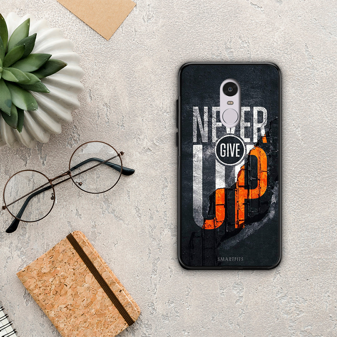 Never Give Up - Xiaomi Redmi Note 4 / 4X θήκη