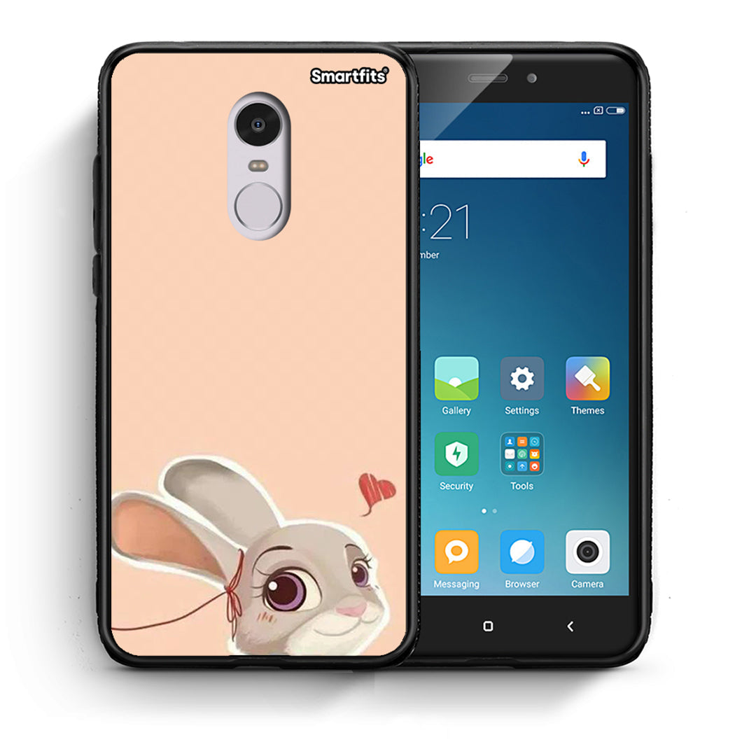 Θήκη Xiaomi Redmi Note 4/4X Nick Wilde And Judy Hopps Love 2 από τη Smartfits με σχέδιο στο πίσω μέρος και μαύρο περίβλημα | Xiaomi Redmi Note 4/4X Nick Wilde And Judy Hopps Love 2 case with colorful back and black bezels