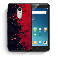 Thumbnail for Θήκη Αγίου Βαλεντίνου Xiaomi Redmi 5 Red Paint από τη Smartfits με σχέδιο στο πίσω μέρος και μαύρο περίβλημα | Xiaomi Redmi 5 Red Paint case with colorful back and black bezels