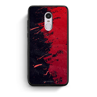 Thumbnail for Xiaomi Redmi 5 Red Paint Θήκη Αγίου Βαλεντίνου από τη Smartfits με σχέδιο στο πίσω μέρος και μαύρο περίβλημα | Smartphone case with colorful back and black bezels by Smartfits