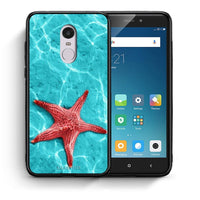 Thumbnail for Θήκη Xiaomi Redmi 5 Red Starfish από τη Smartfits με σχέδιο στο πίσω μέρος και μαύρο περίβλημα | Xiaomi Redmi 5 Red Starfish case with colorful back and black bezels