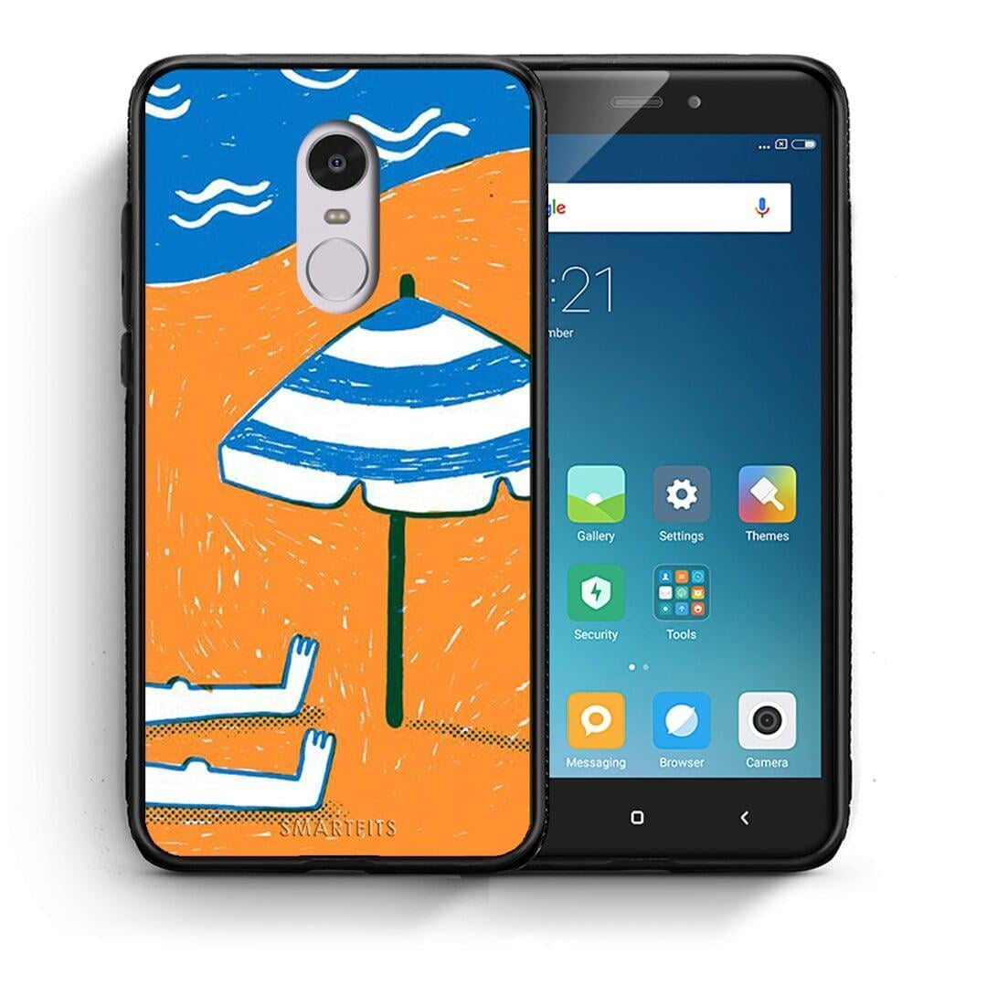 Θήκη Xiaomi Redmi 5 Summering από τη Smartfits με σχέδιο στο πίσω μέρος και μαύρο περίβλημα | Xiaomi Redmi 5 Summering case with colorful back and black bezels