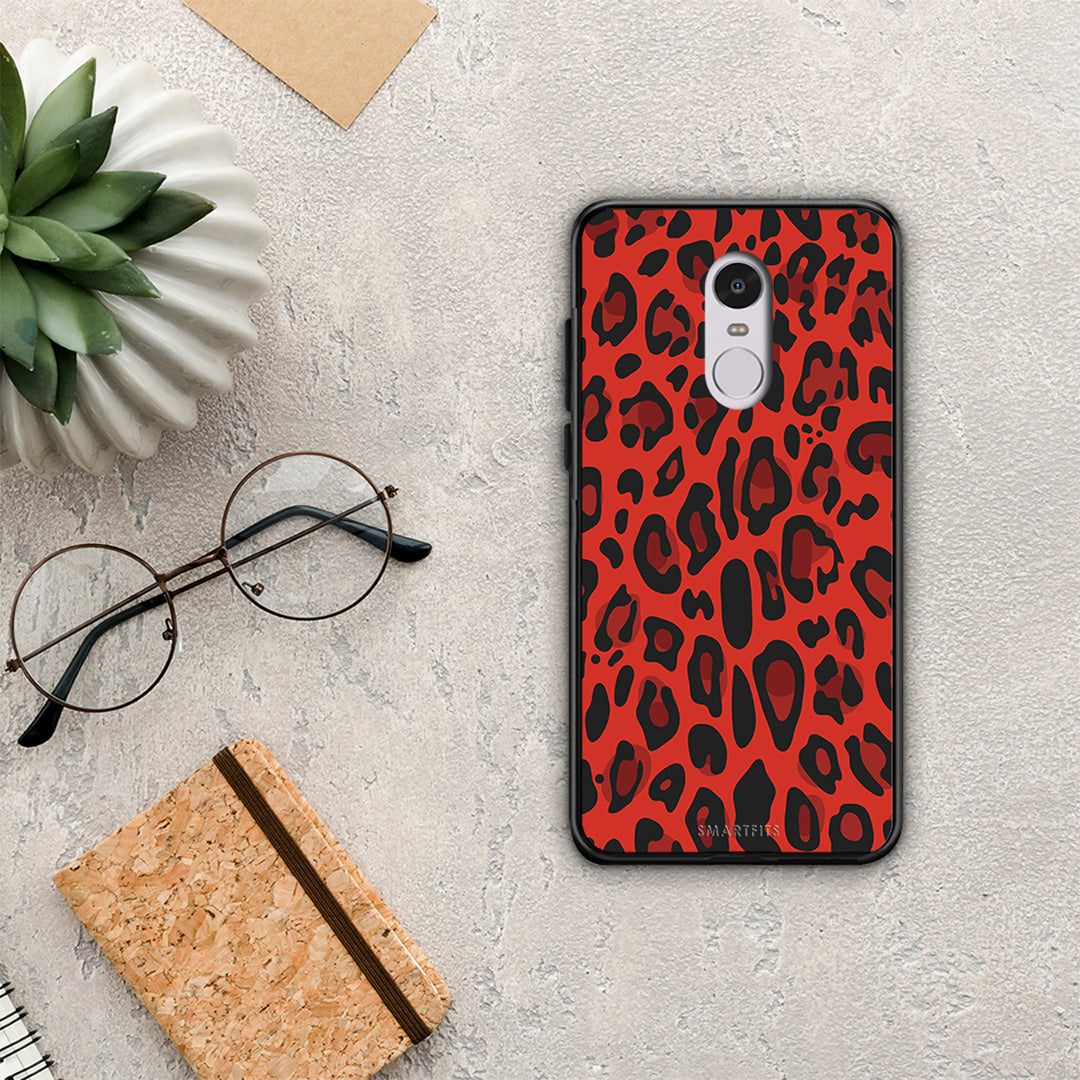 Animal Red Leopard - Xiaomi Redmi Note 4 / 4X case