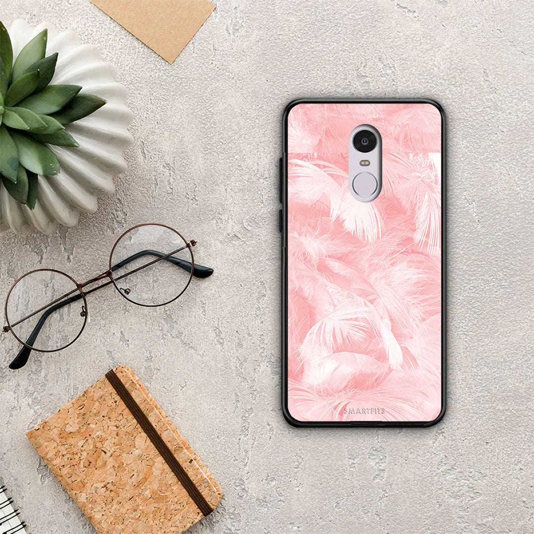 Boho Pink Feather - Xiaomi Redmi Note 4 / 4X case