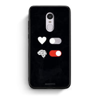 Thumbnail for Xiaomi Redmi Note 4 / 4X Heart Vs Brain Θήκη Αγίου Βαλεντίνου από τη Smartfits με σχέδιο στο πίσω μέρος και μαύρο περίβλημα | Smartphone case with colorful back and black bezels by Smartfits