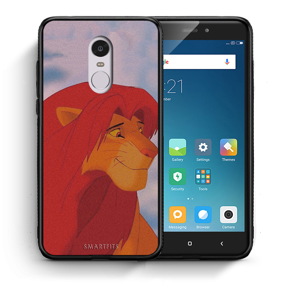 Θήκη Αγίου Βαλεντίνου Xiaomi Redmi 5 Lion Love 1 από τη Smartfits με σχέδιο στο πίσω μέρος και μαύρο περίβλημα | Xiaomi Redmi 5 Lion Love 1 case with colorful back and black bezels