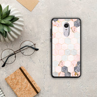 Thumbnail for Marble Hexagon Pink - Xiaomi Redmi Note 4 / 4X case