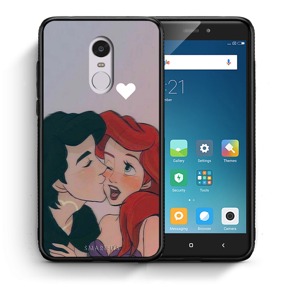 Θήκη Αγίου Βαλεντίνου Xiaomi Redmi Note 4 / 4X Mermaid Love από τη Smartfits με σχέδιο στο πίσω μέρος και μαύρο περίβλημα | Xiaomi Redmi Note 4 / 4X Mermaid Love case with colorful back and black bezels