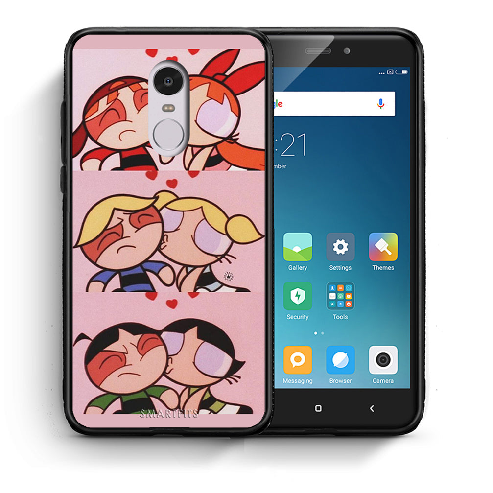 Θήκη Αγίου Βαλεντίνου Xiaomi Redmi 5 Puff Love από τη Smartfits με σχέδιο στο πίσω μέρος και μαύρο περίβλημα | Xiaomi Redmi 5 Puff Love case with colorful back and black bezels