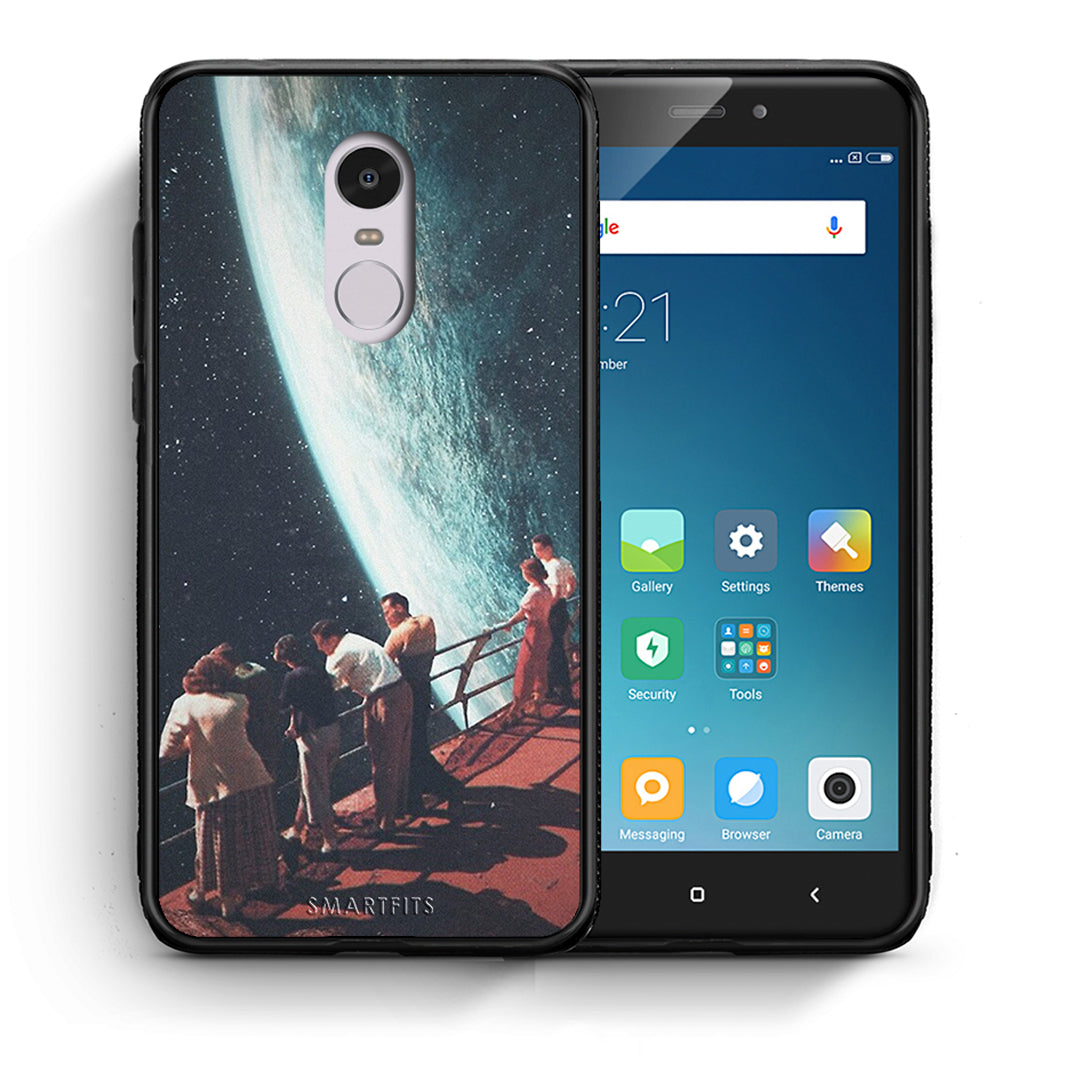 Θήκη Xiaomi Redmi Note 4/4X Surreal View από τη Smartfits με σχέδιο στο πίσω μέρος και μαύρο περίβλημα | Xiaomi Redmi Note 4/4X Surreal View case with colorful back and black bezels