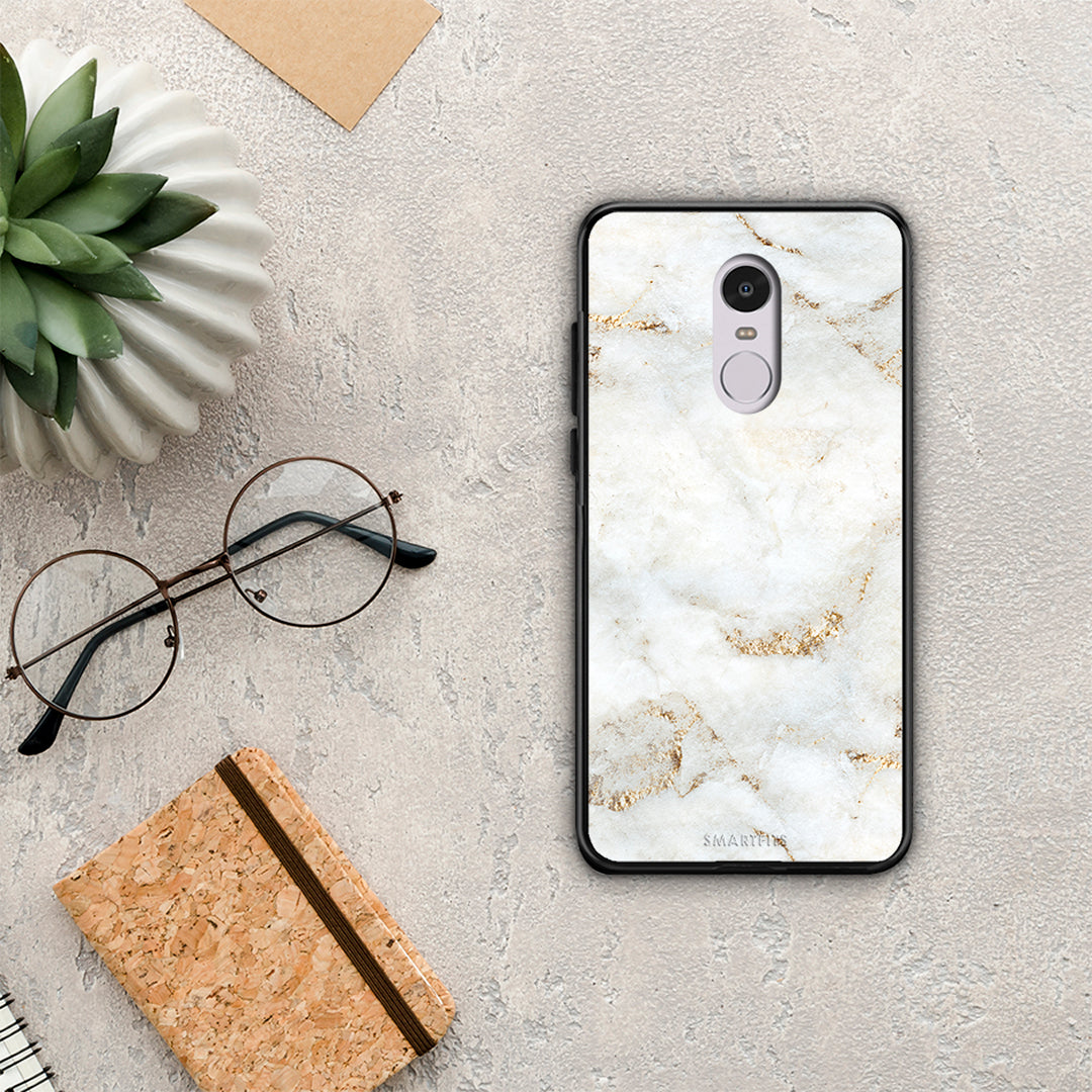 White Gold Marble - Xiaomi Redmi Note 4 / 4X case