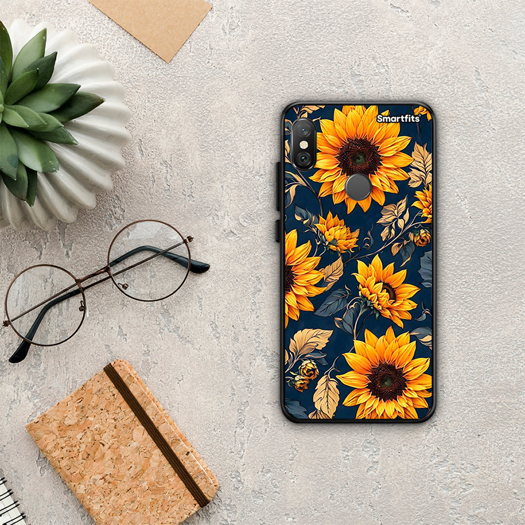 Autumn Sunflowers - Xiaomi Redmi Note 5 case