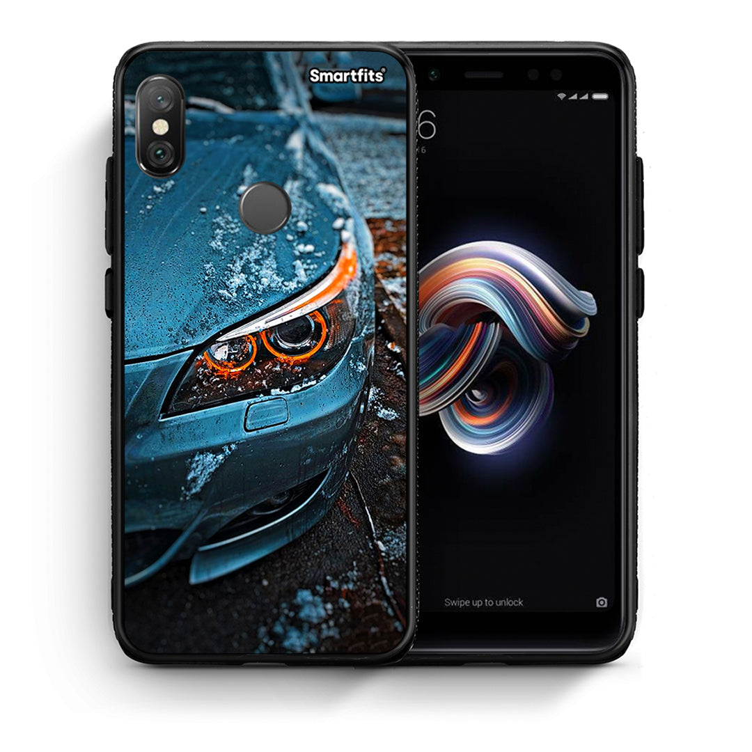 Θήκη Xiaomi Redmi Note 5 Bmw E60 από τη Smartfits με σχέδιο στο πίσω μέρος και μαύρο περίβλημα | Xiaomi Redmi Note 5 Bmw E60 case with colorful back and black bezels