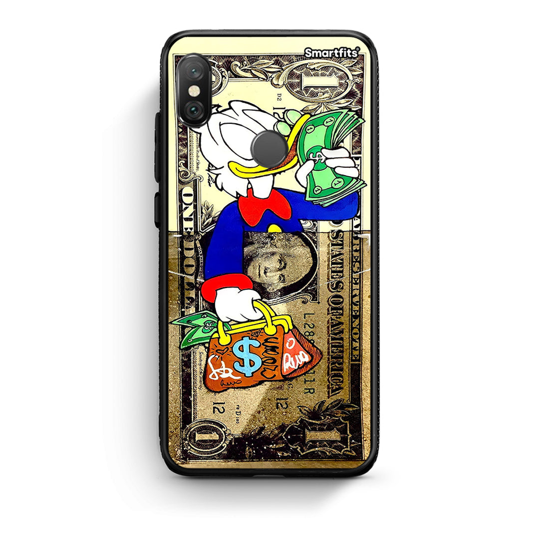 Xiaomi Redmi Note 5 Duck Money Θήκη από τη Smartfits με σχέδιο στο πίσω μέρος και μαύρο περίβλημα | Smartphone case with colorful back and black bezels by Smartfits