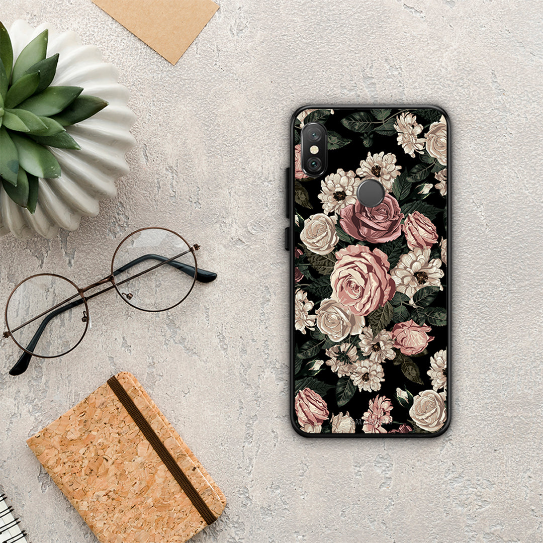 Flower Wild Roses - Xiaomi Redmi Note 5 case