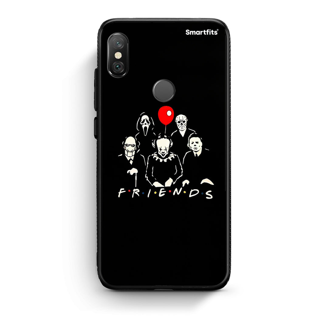 Xiaomi Redmi Note 5 Halloween Friends Θήκη από τη Smartfits με σχέδιο στο πίσω μέρος και μαύρο περίβλημα | Smartphone case with colorful back and black bezels by Smartfits