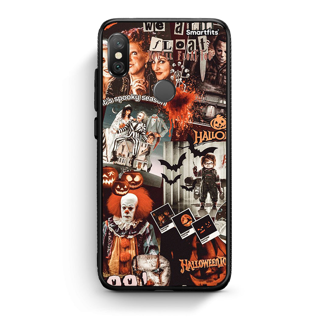 Xiaomi Redmi Note 5 Halloween Spooky Season Θήκη από τη Smartfits με σχέδιο στο πίσω μέρος και μαύρο περίβλημα | Smartphone case with colorful back and black bezels by Smartfits