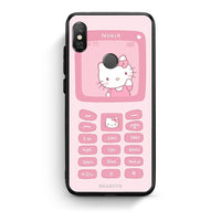 Thumbnail for Xiaomi Redmi Note 5 Hello Kitten Θήκη Αγίου Βαλεντίνου από τη Smartfits με σχέδιο στο πίσω μέρος και μαύρο περίβλημα | Smartphone case with colorful back and black bezels by Smartfits