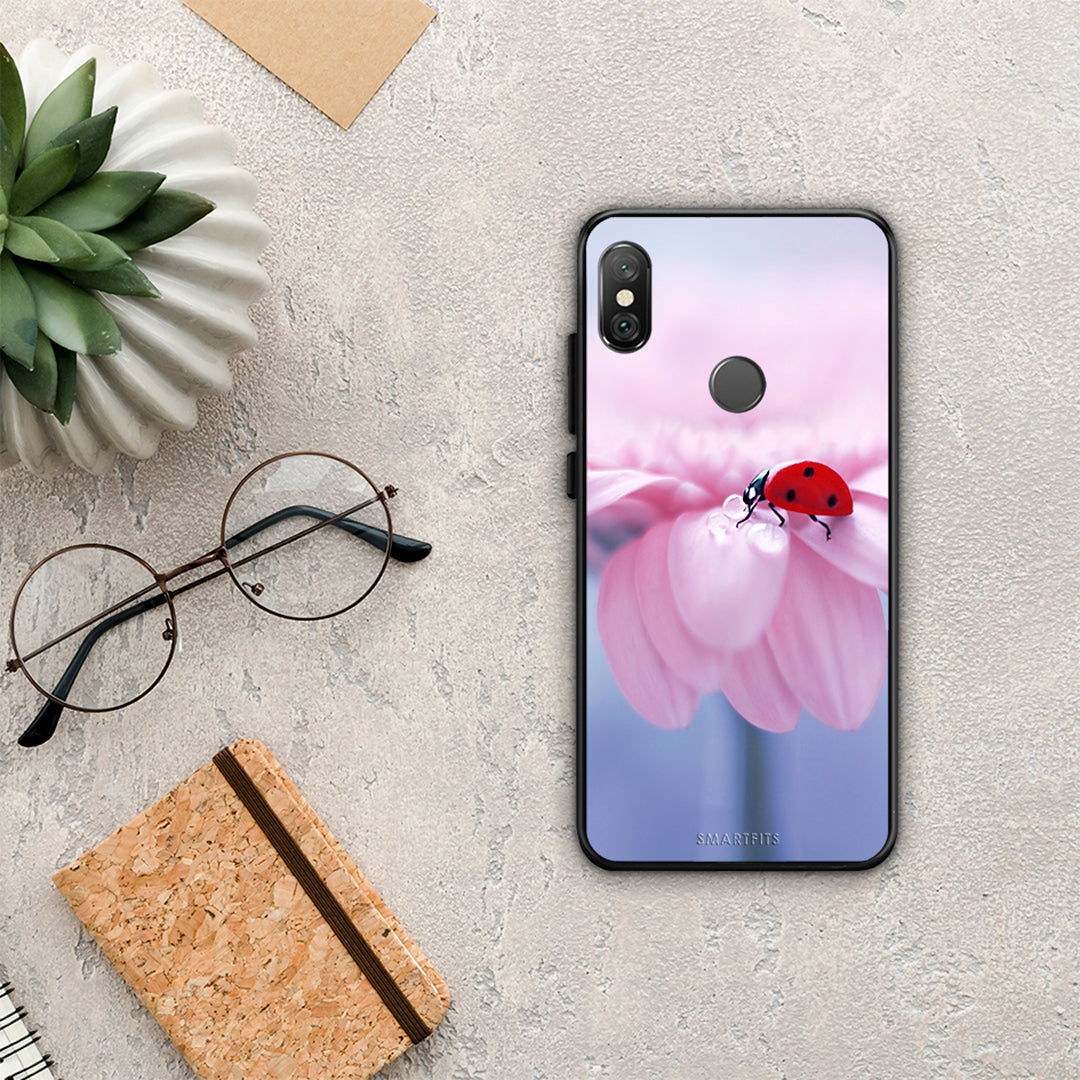 Ladybug Flower - Xiaomi Redmi Note 5 case