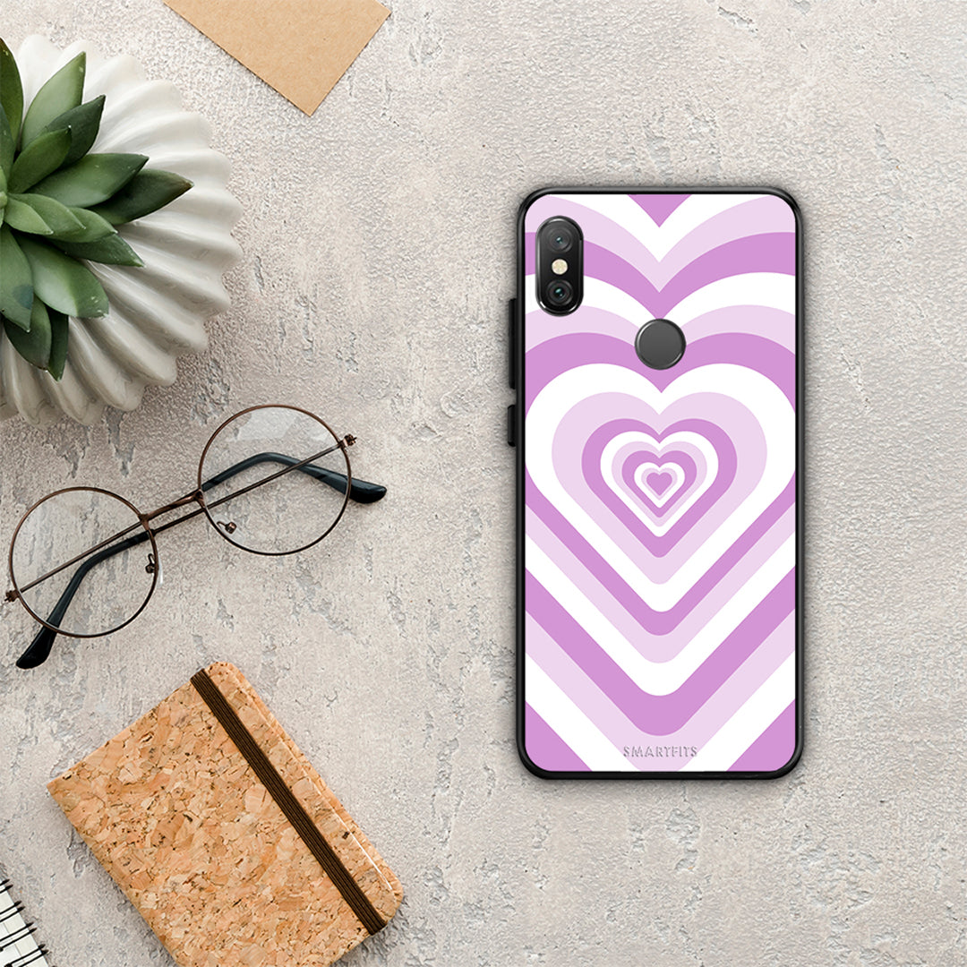 Lilac Hearts - Xiaomi Redmi Note 5 case
