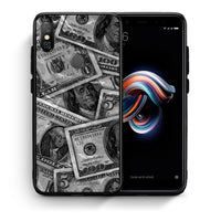 Thumbnail for Θήκη Xiaomi Redmi Note 5 Money Dollars από τη Smartfits με σχέδιο στο πίσω μέρος και μαύρο περίβλημα | Xiaomi Redmi Note 5 Money Dollars case with colorful back and black bezels