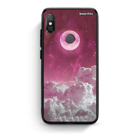 Thumbnail for Xiaomi Redmi Note 5 Pink Moon Θήκη από τη Smartfits με σχέδιο στο πίσω μέρος και μαύρο περίβλημα | Smartphone case with colorful back and black bezels by Smartfits