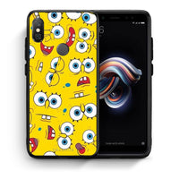Thumbnail for Θήκη Xiaomi Redmi Note 5 Sponge PopArt από τη Smartfits με σχέδιο στο πίσω μέρος και μαύρο περίβλημα | Xiaomi Redmi Note 5 Sponge PopArt case with colorful back and black bezels
