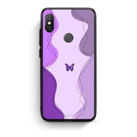 Thumbnail for Xiaomi Redmi Note 5 Purple Mariposa Θήκη Αγίου Βαλεντίνου από τη Smartfits με σχέδιο στο πίσω μέρος και μαύρο περίβλημα | Smartphone case with colorful back and black bezels by Smartfits