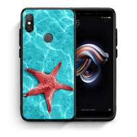 Thumbnail for Θήκη Xiaomi Redmi Note 5 Red Starfish από τη Smartfits με σχέδιο στο πίσω μέρος και μαύρο περίβλημα | Xiaomi Redmi Note 5 Red Starfish case with colorful back and black bezels