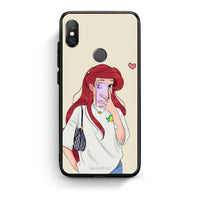 Thumbnail for Xiaomi Redmi Note 5 Walking Mermaid Θήκη από τη Smartfits με σχέδιο στο πίσω μέρος και μαύρο περίβλημα | Smartphone case with colorful back and black bezels by Smartfits