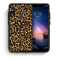 Thumbnail for Θήκη Xiaomi Redmi Note 6 Pro Leopard Animal από τη Smartfits με σχέδιο στο πίσω μέρος και μαύρο περίβλημα | Xiaomi Redmi Note 6 Pro Leopard Animal case with colorful back and black bezels