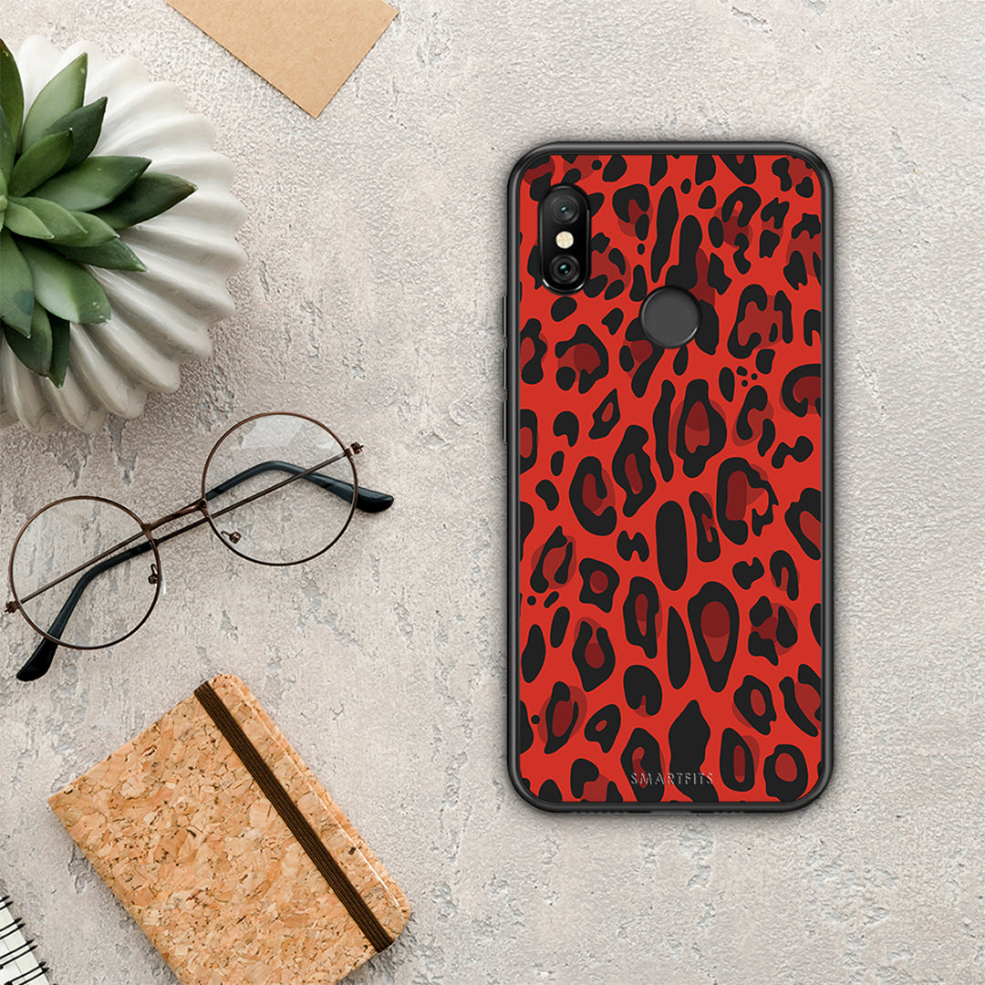 Animal Red Leopard - Xiaomi Redmi Note 6 Pro case
