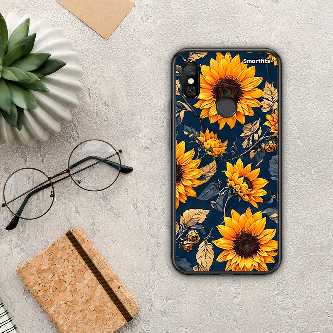 Autumn Sunflowers - Xiaomi Redmi Note 6 Pro case