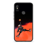 Thumbnail for Xiaomi Redmi Note 6 Pro Basketball Hero θήκη από τη Smartfits με σχέδιο στο πίσω μέρος και μαύρο περίβλημα | Smartphone case with colorful back and black bezels by Smartfits