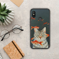 Thumbnail for Cat Goldfish - Xiaomi Redmi Note 6 Pro case
