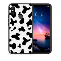 Thumbnail for Θήκη Xiaomi Redmi Note 6 Pro Cow Print από τη Smartfits με σχέδιο στο πίσω μέρος και μαύρο περίβλημα | Xiaomi Redmi Note 6 Pro Cow Print case with colorful back and black bezels