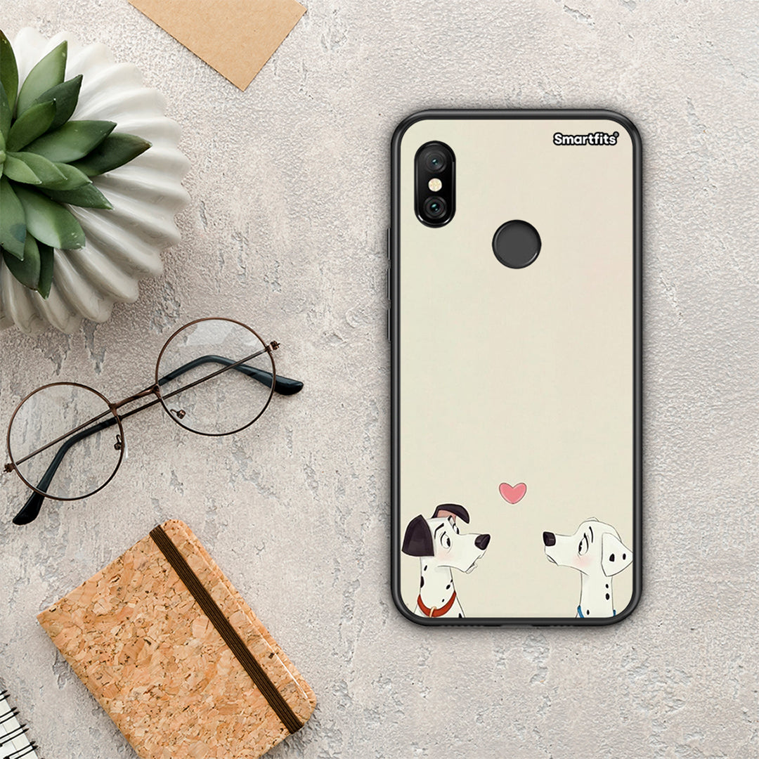 Dalmatians Love - Xiaomi Redmi Note 6 Pro θήκη
