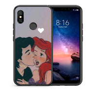 Thumbnail for Θήκη Αγίου Βαλεντίνου Xiaomi Redmi Note 6 Pro Mermaid Love από τη Smartfits με σχέδιο στο πίσω μέρος και μαύρο περίβλημα | Xiaomi Redmi Note 6 Pro Mermaid Love case with colorful back and black bezels