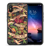 Thumbnail for Θήκη Xiaomi Redmi Note 6 Pro Ninja Turtles από τη Smartfits με σχέδιο στο πίσω μέρος και μαύρο περίβλημα | Xiaomi Redmi Note 6 Pro Ninja Turtles case with colorful back and black bezels
