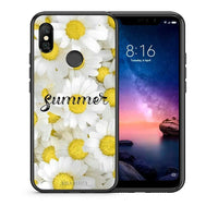 Thumbnail for Θήκη Xiaomi Redmi Note 6 Pro Summer Daisies από τη Smartfits με σχέδιο στο πίσω μέρος και μαύρο περίβλημα | Xiaomi Redmi Note 6 Pro Summer Daisies case with colorful back and black bezels