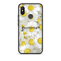 Thumbnail for Xiaomi Redmi Note 6 Pro Summer Daisies Θήκη από τη Smartfits με σχέδιο στο πίσω μέρος και μαύρο περίβλημα | Smartphone case with colorful back and black bezels by Smartfits