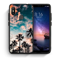 Thumbnail for Θήκη Xiaomi Redmi Note 6 Pro Sky Summer από τη Smartfits με σχέδιο στο πίσω μέρος και μαύρο περίβλημα | Xiaomi Redmi Note 6 Pro Sky Summer case with colorful back and black bezels