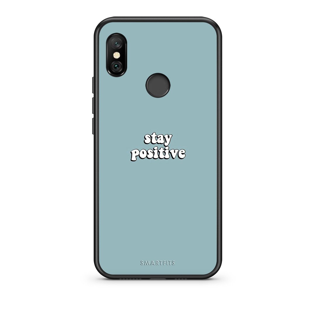 4 - Xiaomi Redmi Note 6 Pro Positive Text case, cover, bumper