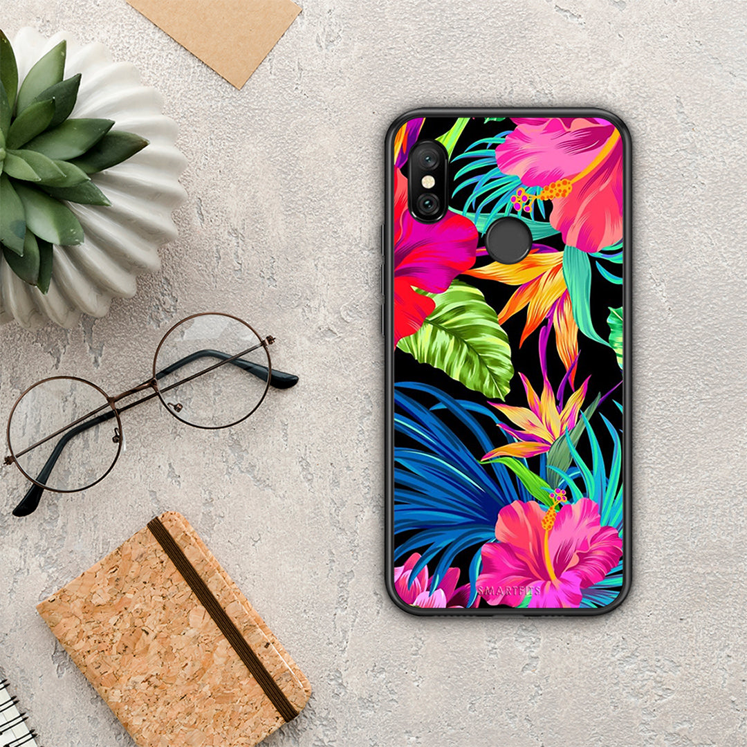 Tropical Flowers - Xiaomi Redmi Note 6 Pro case