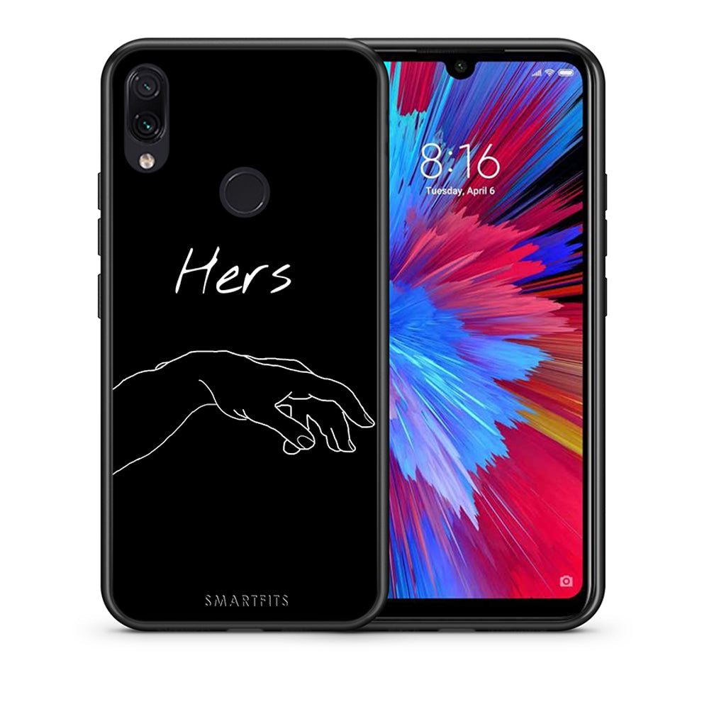 Θήκη Αγίου Βαλεντίνου Xiaomi Redmi Note 7 Aeshetic Love 1 από τη Smartfits με σχέδιο στο πίσω μέρος και μαύρο περίβλημα | Xiaomi Redmi Note 7 Aeshetic Love 1 case with colorful back and black bezels