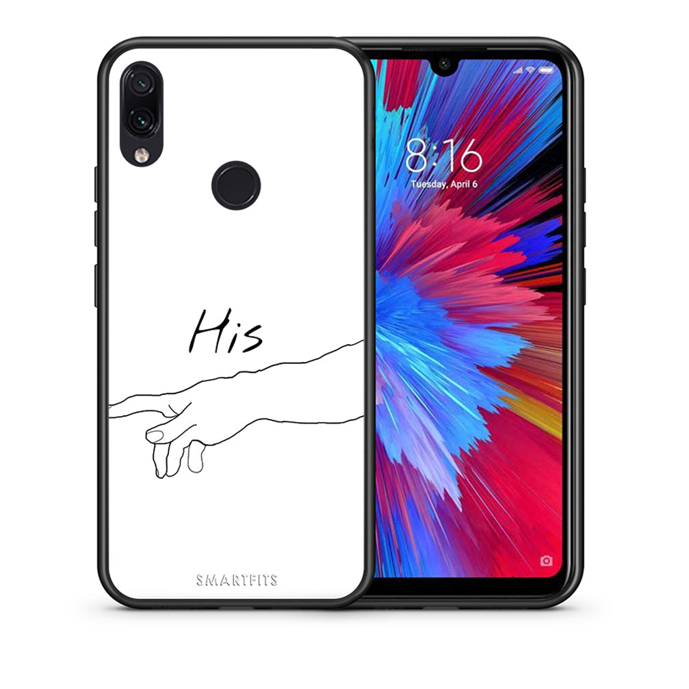 Θήκη Αγίου Βαλεντίνου Xiaomi Redmi Note 7 Aeshetic Love 2 από τη Smartfits με σχέδιο στο πίσω μέρος και μαύρο περίβλημα | Xiaomi Redmi Note 7 Aeshetic Love 2 case with colorful back and black bezels