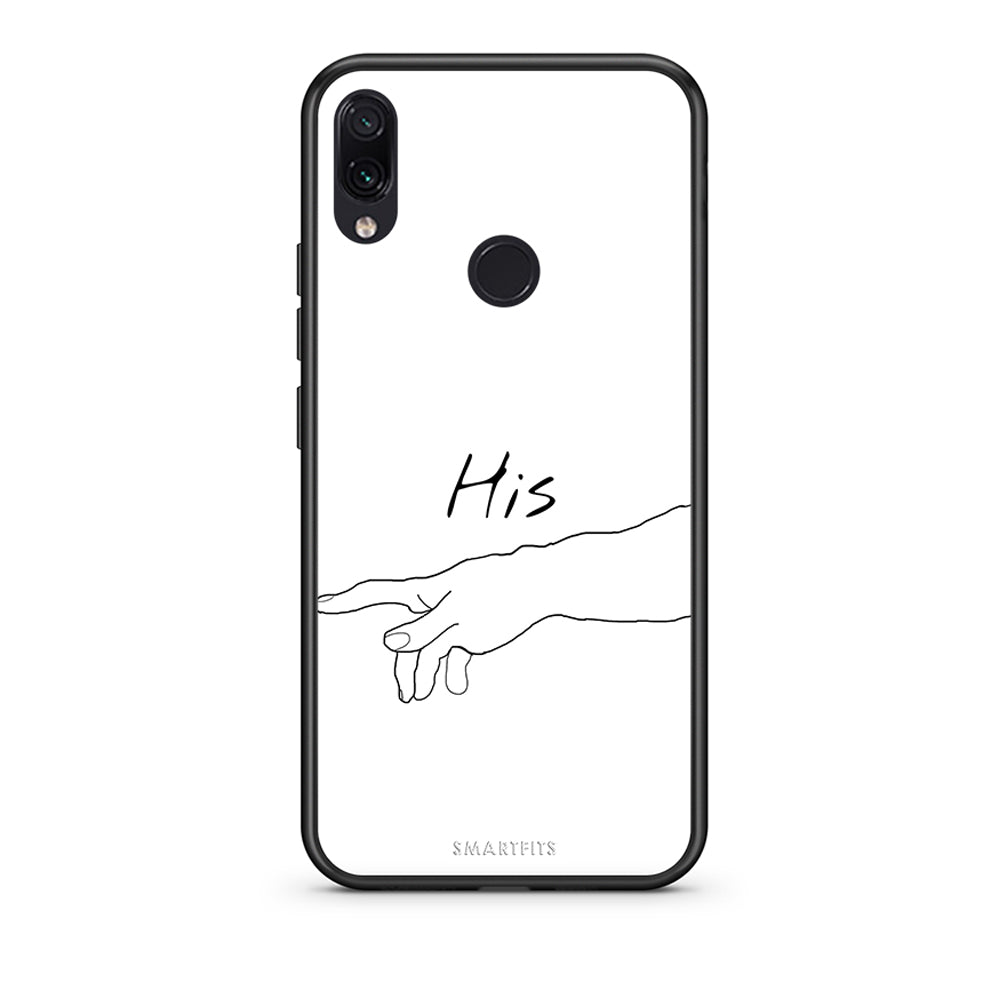 Xiaomi Redmi Note 7 Aeshetic Love 2 Θήκη Αγίου Βαλεντίνου από τη Smartfits με σχέδιο στο πίσω μέρος και μαύρο περίβλημα | Smartphone case with colorful back and black bezels by Smartfits