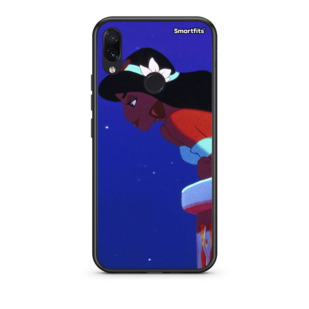 Xiaomi Redmi Note 7 Alladin And Jasmine Love 2 θήκη από τη Smartfits με σχέδιο στο πίσω μέρος και μαύρο περίβλημα | Smartphone case with colorful back and black bezels by Smartfits